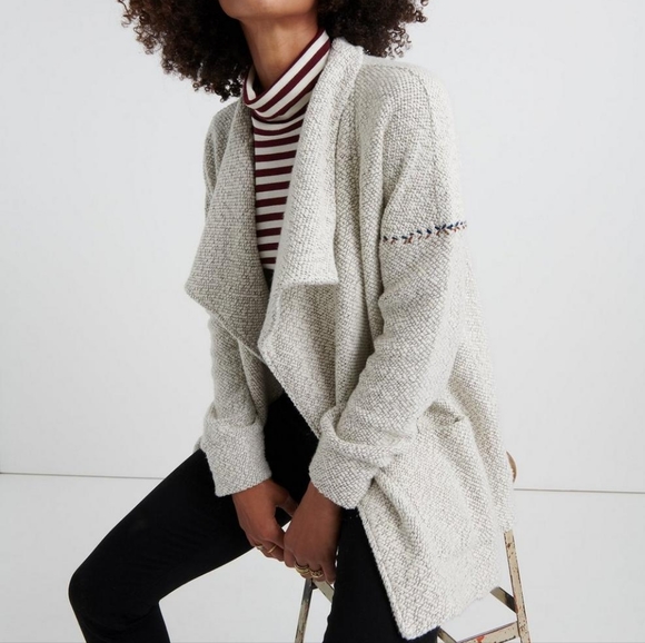 Lucky Brand Sweaters - Lucky Brand Blanket Stitch Cardigan